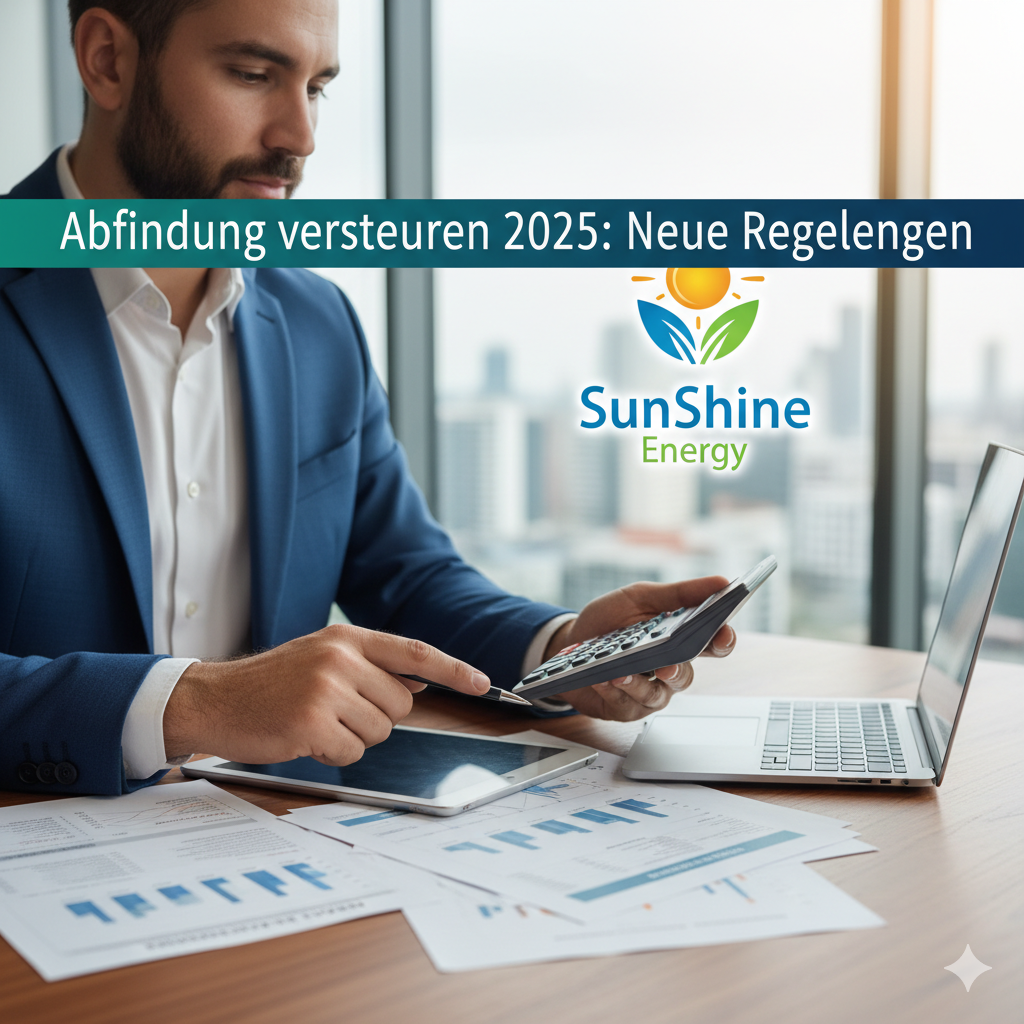 SunShine Sales - Abfindung versteuern 2025: Was Arbeitnehmer über die neuen Regelungen wissen müssen 1 Abfindung versteuern, Abfindung Steuer 2025, Fünftelregelung, Abfindung berechnen, Abfindung Steuererklärung, Abfindung Arbeitsrecht, Abfindungszahlung, Steuern sparen Abfindung, Abfindung Kündigungsschutz, Einkommensteuer Abfindung, Abfindung Freibetrag, Abfindung optimieren, Abfindungsrechner, Lohnsteuer Abfindung, Abfindung Aufhebungsvertrag, Steuerberatung Abfindung, Abfindung Sozialversicherung, Abfindung Arbeitslosengeld, Betriebsbedingte Kündigung, Abfindungshöhe, Abfindung Anspruch, Steuerklasse Abfindung, Abfindung Auszahlung, Progressionsvorbehalt, Außerordentliche Einkünfte, Abfindung Altersvorsorge, Kirchensteuer Abfindung, Solidaritätszuschlag, Steueroptimierung, Abfindung Finanzamt
